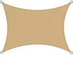 Sol Royal Sonnensegel, Sand, Kunststoff, 300x200 cm, Sonnen- & Sichtschutz,