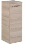 Mid.you Unterschrank, Esche, Metall, 2 F&auml;cher, 30.5x81x32 cm, h&auml;ngend, Badezimmer,