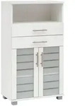 Mid.you Midischrank, Wei&szlig;, Kunststoff, 1 F&auml;cher, 59.8x110.5x32.6 cm, Handmade in