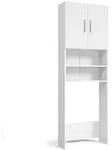 Vicco Waschmaschinenschrank, Wei&szlig;, Holzwerkstoff, 4 F&auml;cher, Rechteckig,...