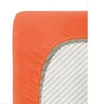 Fleuresse Spannbetttuch Jenny C, Terracotta, Textil, 200x200 cm, b&uuml;gelleicht,