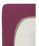 Fleuresse Spannbetttuch Jenny C, Beere, Textil, 200x200 cm, b&uuml;gelleicht,