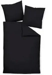 Janine Bettw&auml;sche, Schwarz, Textil, Uni, 155x200 cm, Textiles Vertrauen -