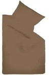 Fleuresse Bettw&auml;sche, Dunkelbraun, Textil, Uni, 240x220 cm, pflegeleicht,