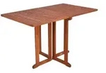 Gardenson Balkontisch, Eukalyptusholz, Holz, Eukalyptusholz, Hartholz, rechteckig,