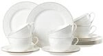 Ritzenhoff Breker Kaffeeservice Isabella, Beige, Keramik, 18-teilig, Ornament, Essen