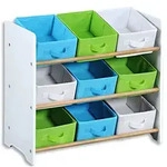 Kesper Kinderregal Kesper 1771613, Wei&szlig;, Holzwerkstoff, Kiefer, 3 F&auml;cher, 65x60x30