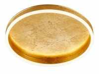 Helestra Led-Deckenleuchte Sona, Gold, Metall, Kunststoff, 7 cm, Lampen & Leuchten,