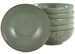 Creatable Sch&uuml;sselset, Grau, Keramik, 6-teilig, rund, Essen & Trinken,...