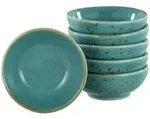 Creatable Dipschalenset, T&uuml;rkis, Keramik, 6-teilig, rund, Essen & Trinken,...