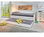 Mid.you Ausziehbett Interlink Lotar 20900257, Wei&szlig;, Holz, Kiefer,...