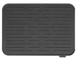 Brabantia Abtropfmatte Sink Side, Dunkelgrau, Kunststoff, 32.5x43.8x0.9 cm, Kochen,