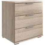 Livetastic Nachtschrank Wimex Easy Plus, Eiche, Kunststoff, 3 Schublade(n)