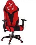 Mid.you Gamingstuhl, Rot, Schwarz, Kunststoff, Drehkreuz, 74x133x67 cm,...
