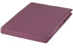 Estella Spannbetttuch, Aubergine, Magnolie, Textil, 200x200 cm, Textiles Vertrauen -