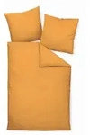 Janine Bettw&auml;sche, Gelb, Dunkelgelb, Textil, Uni, 155x220 cm, Textiles...