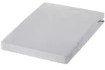 Estella Spannbetttuch, Silber, Hellgrau, Textil, 100x200 cm, Textiles Vertrauen...