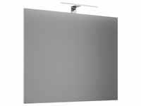 Mid.you Badezimmerspiegel, Weiß, Glas, Holzwerkstoff, rechteckig, 60x42x3 cm,