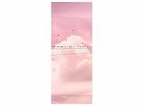 Komar Vliestapete, Rosa, Wolken, 100x250 cm, Fsc, Tapeten Shop, Vliestapeten