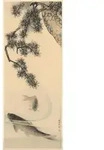 Xora Vliestapete, Schwarz, Beige, Fische, 100x250 cm, Fsc, Tapeten &