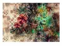 Komar Fototapete, Mehrfarbig, Floral, 368x254 cm, Fsc, Tapeten Shop, Fototapeten