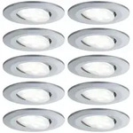 Paulmann Led-Deckenleuchte, Chrom, Kunststoff, 90 mm, rund,rund, Lampen & Leuchten,