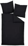 Janine Bettw&auml;sche, Schwarz, Textil, Uni, 135x200 cm, Textiles Vertrauen -