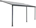 Home Deluxe Terrassen&uuml;berdachung, Grau, Kunststoff, 495x278x303 cm,...