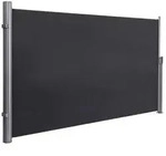 Modante Seitenmarkise, Anthrazit, Alu, Metall, Textil, 350x180 cm, Sonnen- &