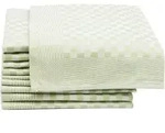 Zollner Geschirrt&uuml;cher,, Salbeigr&uuml;n, Textil, 46x70 cm, Oeko-Tex&reg; Standard...