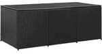 vidaXL Gartenbox, Schwarz, Kunststoff, 180x70x90 cm, Aufbewahrung & Schutzh&uuml;llen
