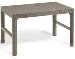 Keter Gartentisch, Cappuccino, Kunststoff, rechteckig, 66x66x116 cm, Gartenm&ouml;bel,