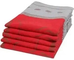 Zollner Geschirrt&uuml;cher,, Rot, Textil, 50x70 cm, Oeko-Tex&reg; Standard 100,...