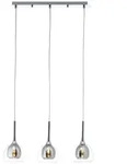 Brilliant Pendelleuchte, Chrom, Metall, 66x120x16 cm, Lampen & Leuchten,