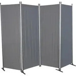 Boxxx Sichtschutz, Grau, Dunkelgrau, Metall, Textil, 220x165x25.2 cm, Sonnen- &