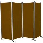 Boxxx Sichtschutz, Braun, Grau, Metall, Textil, 220x165x25.2 cm, Sonnen- &