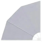 vidaXL Faltbarer, Grau, Textil, 140x140 cm, Sonnenschutz & Sichtschutz, Sonnensegel