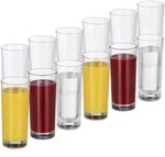 Relaxdays 12Xlongdrinkgl&auml;ser, Transparent, Glas, Essen & Trinken, Gl&auml;ser,