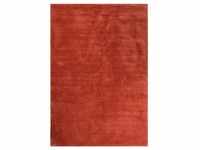 Esprit Hochflorteppich Esp-4223-27, Rot, Textil, Uni, rechteckig, 70x140 cm, Textiles