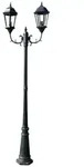 vidaXL Gartenlaterne, Dunkelgr&uuml;n, Metall, 26x230x67 cm, Dekoration, Windlichter &