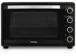 HKoenig Mini-Backofen, Schwarz, Metall, 55.8x35x45.5 cm, K&uuml;chen,