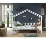 Vipack Hausbett, Wei&szlig;, Holz, Kiefer, 90x200 cm, Kinder- & Jugendzimmer,