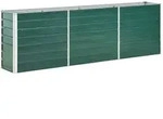 vidaXL Hochbeet, Gr&uuml;n, Metall, 40x77x240 cm, Gartenzubeh&ouml;r, Hochbeete