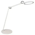 Fabas Luce Led-Schreibtischleuchte Regina, Wei&szlig;, Kunststoff, 80 cm, DIN EN ISO 9001,