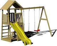 XXXLutz SPIELTURM Gelb, Natur 340x270x280 cm