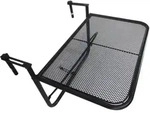 Outsunny Balkonh&auml;ngetisch,, Schwarz, Metall, 56.4x45x60 cm, Balkonm&ouml;bel,