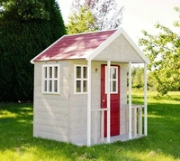 XXXLutz SPIELHAUS Natur, Rot 120x155x120 cm