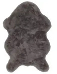 Sch&ouml;ner Wohnen Kunstfell Tender, Grau, Textil, Tierform, 60x90 cm, f&uuml;r