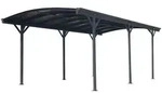 Carport, Metall, 300x220x505 cm, Sonnen- & Sichtschutz, Pavillons & Pergolas,