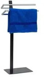 Relaxdays Handtuchst&auml;nder, Mehrfarbig, Metall, 40x85x20 cm, Badaccessoires,